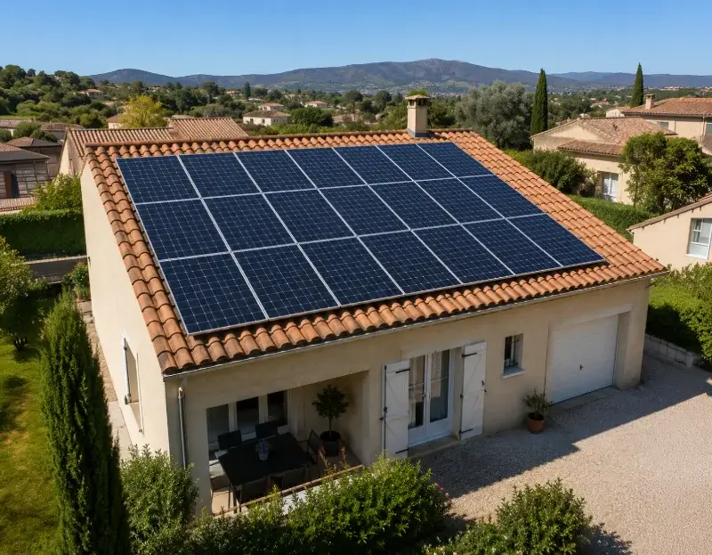 Prime à l'autoconsommation panneaux solaires Roquebrun — aide financière de l'État